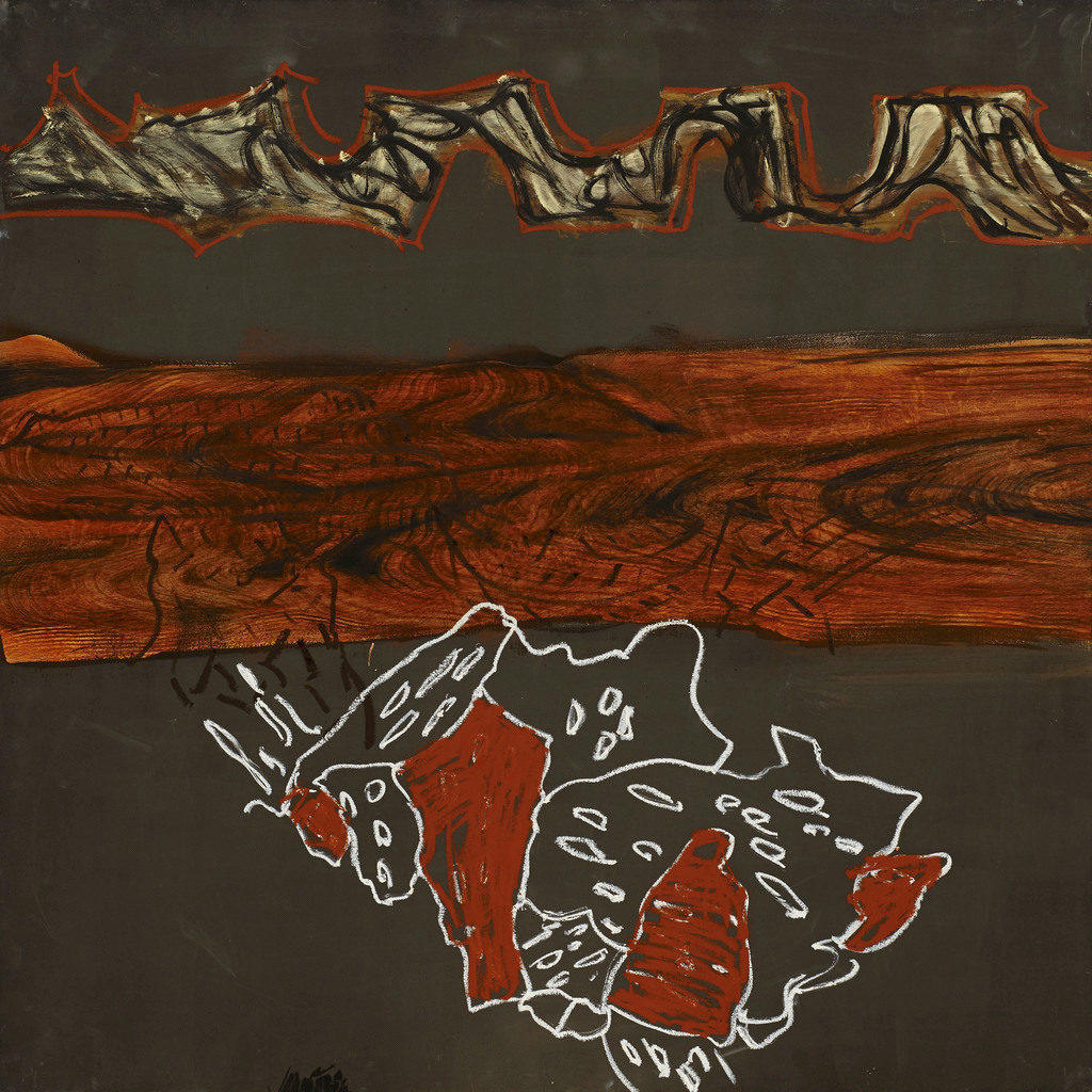 Per Kirkeby, Ti tavler, 2002, Museum Sønderjylland (Kunstmuseet i Tønder)