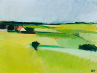 Landscape with fields