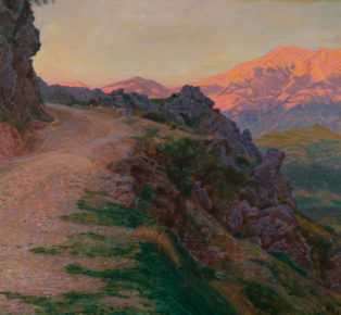 Italian Landscape near Civita d' Antino