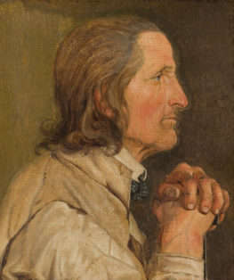 Portrait of an old farmer