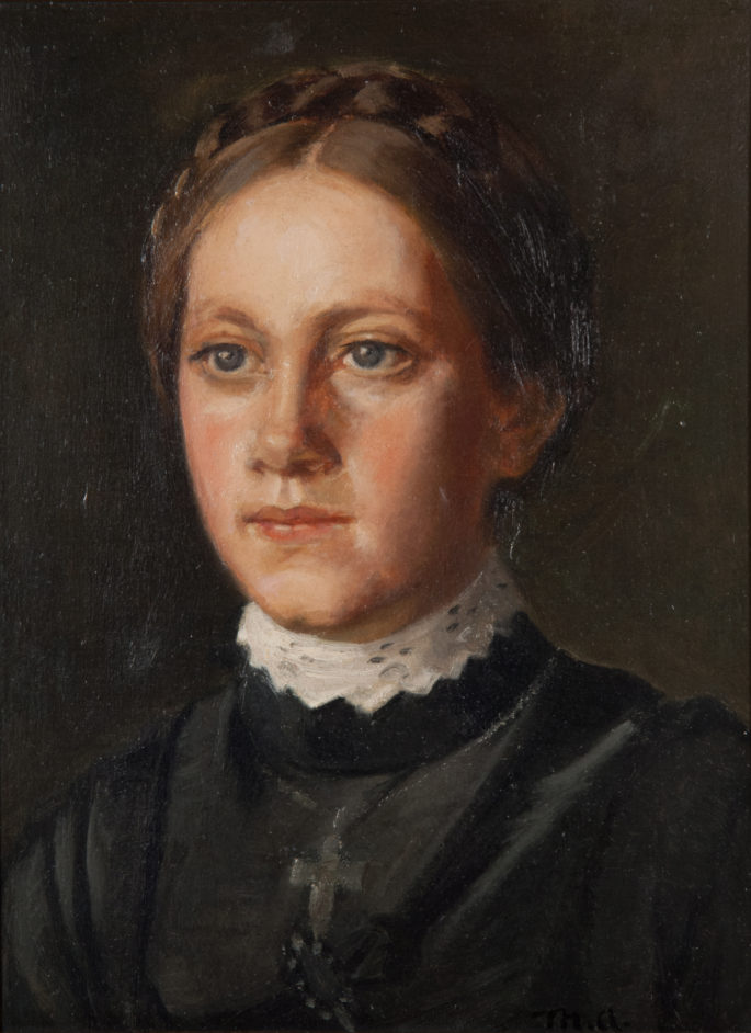 Portræt af Karoline Marie Larsen Løth