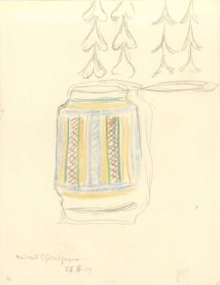 Fra museum. Skitse