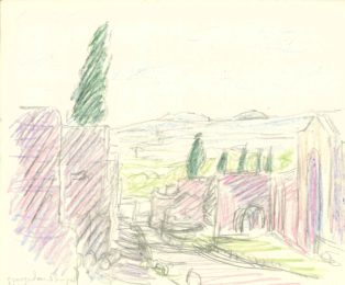 Gravgaden. Capri