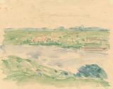 Sigurd Swane. Ved åen, Ribe. 1926 | RKM
