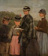 Hans Smidth. Piger til marked i Kerteminde | RKM