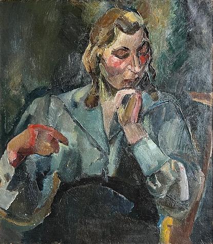 Astrid Holm. Portræt af en kvinde, uden år
