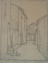 Stephan Ussing. Orvieto. Vicolo angelo da Orvieto. 1931 | RKM