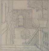 Stephan Ussing. Roma - Tivoli - Villa d'Este. 1931 | RKM