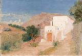 Lorenz Frølich. Hvidt hus ved Neapel. 1848 | RKM
