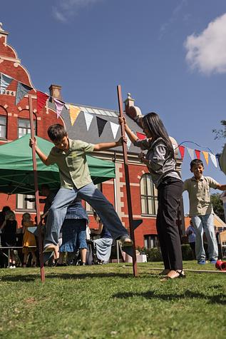 Legetøj som i gamle dage specialfremstillet til festivalen
