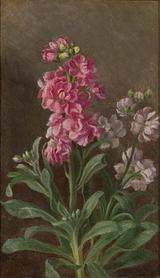 Anina Poulsen. Opstilling med blomster. 1908 | RKM