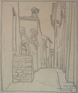 Stephan Ussing. Assisi. Vicolo S. Andrea. 1931 | RKM