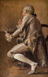 Kristian Zahrtmann. Struensee, siddende i hofdragt. 1873 | RKM