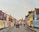 Johan Rohde. Grønnegade i fest | RKM