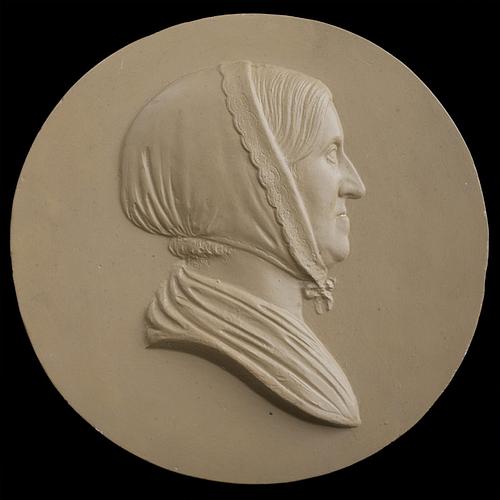 Medaille af ældre dame