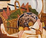 Georg Jacobsen. Nature morte (Au panier des carottes). 1921 | RKM