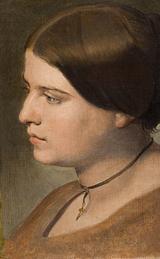Lorenz Frølich. Italiensk model. 1849 | RKM