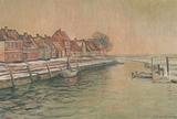Helga Vilandt. Skibbroen i Ribe. 1904 | RKM