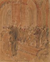 Sigurd Swane. Ved Ansgarfesten i Ribe Domkirke 1926. 1926 | RKM