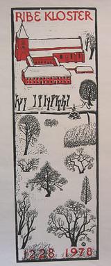 Ole Videbæk. Ribe Kloster. 1978 | RKM