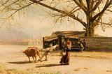 Chr. Mølsted. Genrescene. 1884 | RKM