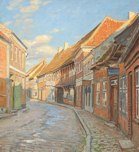 Parti fra Sønderportgade, Ribe