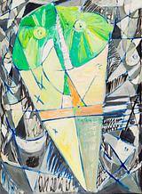 Egill Jacobsen. Grøn maske. 1949 | RKM