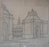 Stephan Ussing. København. Christiansborg. Rideanlæggets pavilloner | RKM