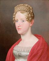 C.W. Eckersberg. Portræt af kronprinsesse Caroline. 1819 | RKM