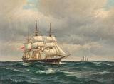 Carl Bille. Marine med sejlskibe | RKM