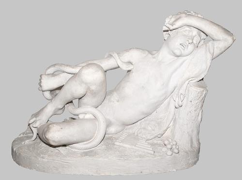 Lille faun med slange