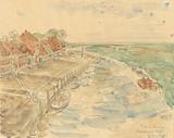 Sigurd Swane. Skibbroen i Ribe. 1926 | RKM