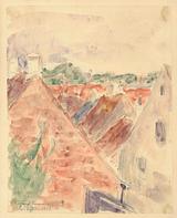 Sigurd Swane. Ribe i September. 1926 | RKM