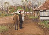 H.A. Brendekilde. De sidste nyheder. 1893 | RKM
