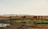 Godfred Christensen. Fra Gudenådalen. 1866 | RKM