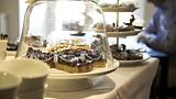 Lækre kager fra museets café.
