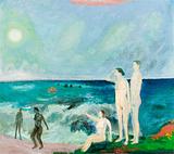 Jens Søndergaard. Havbillede. 1945 | RKM