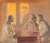 Michael Ancher. Kristus i Emmaus | RKM