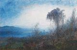 Pauline Thomsen. Sommerens farvel til efteråret. Landskab ved Salten Langsø. 1929 | RKM