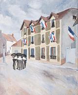 Jais Nielsen. Nonner i en fransk by. 1925 | RKM