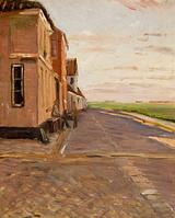 Albert Gottschalk. Skibbroen i Ribe, Skomagerslippe. 1887. 1891 | RKM