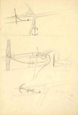 Stephan Ussing. Skitser af tre forskellige stævne | RKM