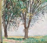 Ole Kielberg. Langstrupvejen, sommermorgen. 1982 | RKM