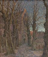 Hilmar Riberholt. Indgangen til Sct. Catarinæ kirke. 1915 | RKM