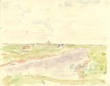 Sigurd Swane. Kanalen indenfor slusen i Ribe. 1926 | RKM