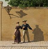 C.W. Eckersberg (1783–1853).
En matros tager afsked med sin pige, 1840
