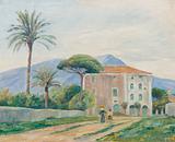 Johan Rohde. Villa ved Paestum. 1921 | RKM