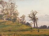 Vilhelm Kyhn. Landskab fra Frederiksborgegnen. 1846 | RKM