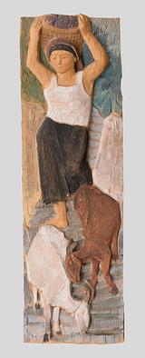 Karl Otto Johansen. På trappen over San Cataldo. 1955 | RKM