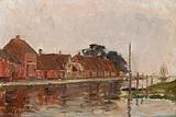 Albert Gottschalk. Skibbroen i Ribe. 1887. 1891 | RKM